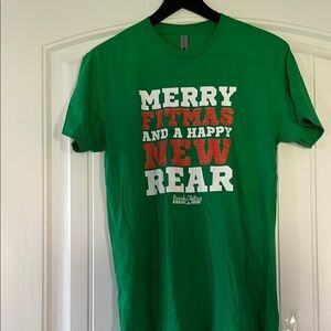 Merry Fitmas and A Happy New Rear t shirt